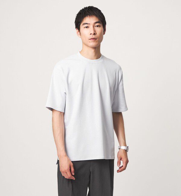 UNITED ARROWS green label relaxing「ダブルフェイス クルーネック 半袖 Tシャツ カットソー -吸水速乾・抗菌-」|Tシャツ・カットソー|