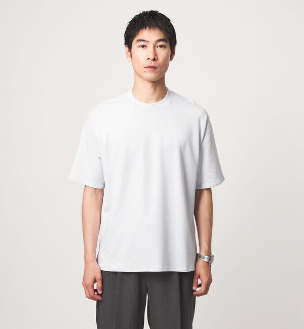 UNITED ARROWS green label relaxing「ダブルフェイス クルーネック 半袖 Tシャツ カットソー -吸水速乾・抗菌-」|Tシャツ・カットソー|
