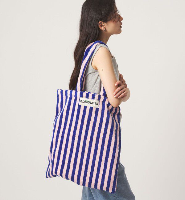 UNITED ARROWS green label relaxing「＜BONGUSTA＞トートバッグ（ストライプ）」|トートバッグ|COBALT