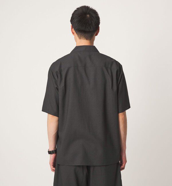 UNITED ARROWS green label relaxing「TR 和紙 オープンカラー 半袖 シャツ」|シャツ・ブラウス|