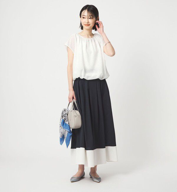 UNITED ARROWS green label relaxing「ラッセルレース スソバルーン カットソー」|Tシャツ・カットソー|