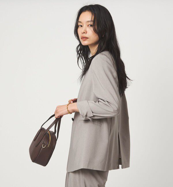 UNITED ARROWS green label relaxing「［size SHORT/TALLあり］トリアセ ノーラペル ジャケット 」|ノーカラージャケット|
