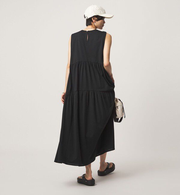 UNITED ARROWS green label relaxing「［size SHORTあり］カット ティアード ワンピース」|ワンピース|