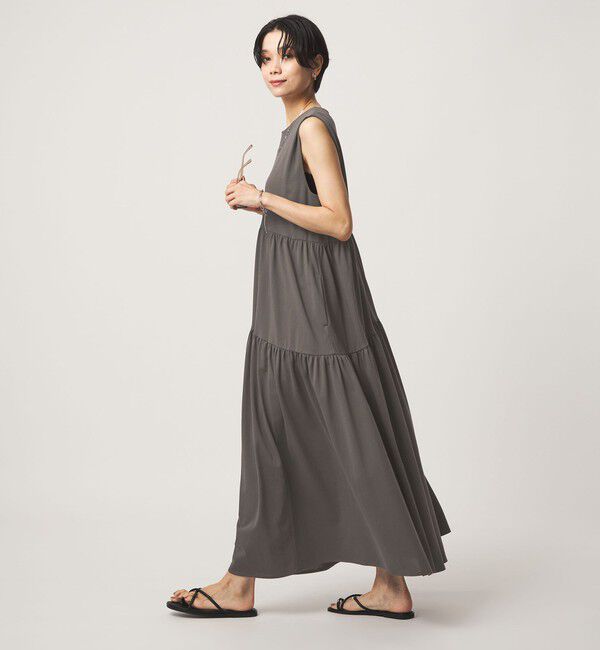 UNITED ARROWS green label relaxing「［size SHORTあり］カット ティアード ワンピース」|ワンピース|MOCA