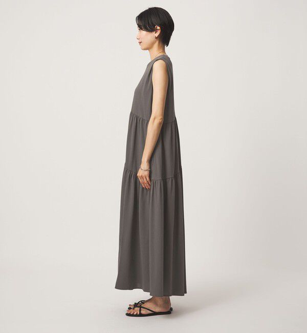 UNITED ARROWS green label relaxing「［size SHORTあり］カット ティアード ワンピース」|ワンピース|