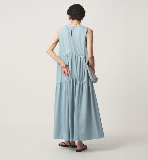 UNITED ARROWS green label relaxing「［size SHORTあり］カット ティアード ワンピース」|ワンピース|