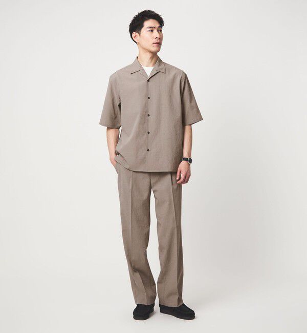 UNITED ARROWS green label relaxing「ボイル メッシュ オープンカラー 半袖 シャツ -吸水速乾-」|シャツ・ブラウス|