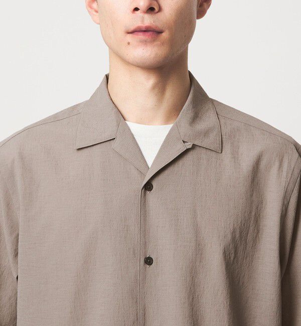 UNITED ARROWS green label relaxing「ボイル メッシュ オープンカラー 半袖 シャツ -吸水速乾-」|シャツ・ブラウス|