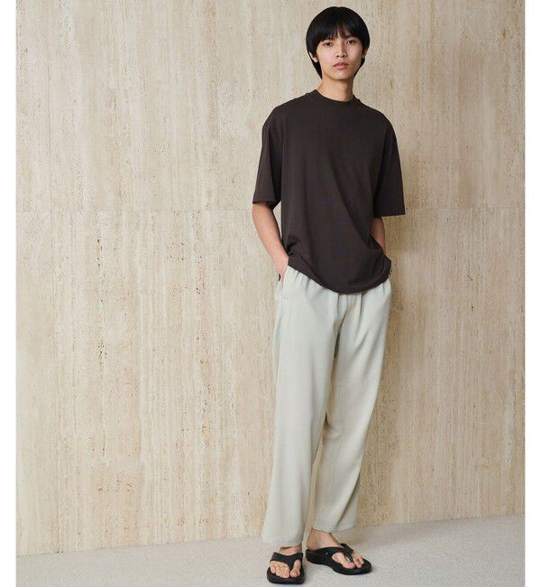 UNITED ARROWS green label relaxing「Deo-Papi プレーティング クルーネック 半袖 Tシャツ -消臭性-」|Tシャツ・カットソー|