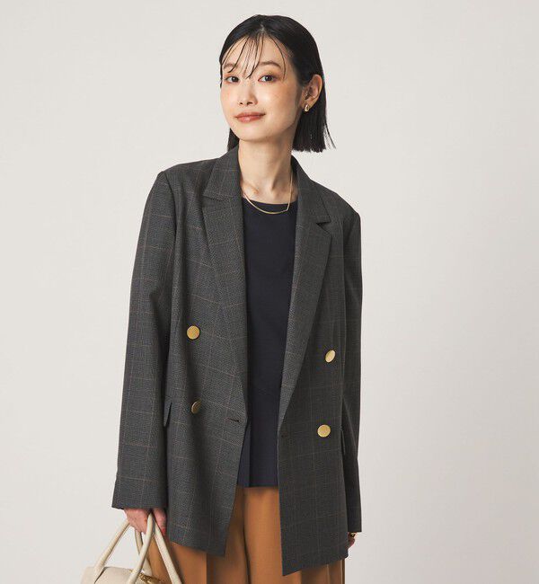 UNITED ARROWS green label relaxing「［size SHORT/TALLあり］Greed グリード ダブル ジャケット ウォッシャブル」|テーラードジャケット|