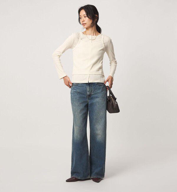 UNITED ARROWS green label relaxing「【別注】＜Healthknit＞レイヤード プルオーバーカットソー」|Tシャツ・カットソー|