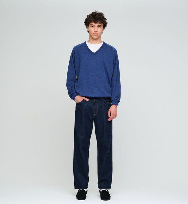UNITED ARROWS green label relaxing「ウール サドル Vネック ニット」|ニット・セーター|