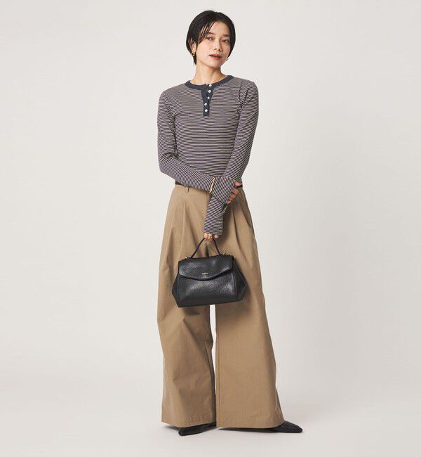 UNITED ARROWS green label relaxing「【別注】＜Robert P. Miller＞ ヘンリーネック ロングスリーブ カットソー」|Tシャツ・カットソー|