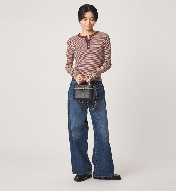 UNITED ARROWS green label relaxing「【別注】＜Robert P. Miller＞ ヘンリーネック ロングスリーブ カットソー」|Tシャツ・カットソー|