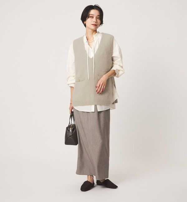 UNITED ARROWS green label relaxing「ヘアリー ニット ベスト」|ベスト・ジレ|