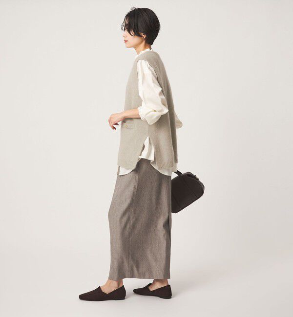 UNITED ARROWS green label relaxing「ヘアリー ニット ベスト」|ベスト・ジレ|