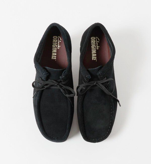 UNITED ARROWS green label relaxing「＜Clarks Originals＞ワラビー ゴアテックス ブラックスエード シューズ」|モカシン|