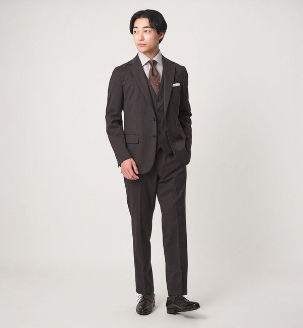 UNITED ARROWS green label relaxing「A+ TWPU サージ スリム 5B セットアップベスト」|スーツ|