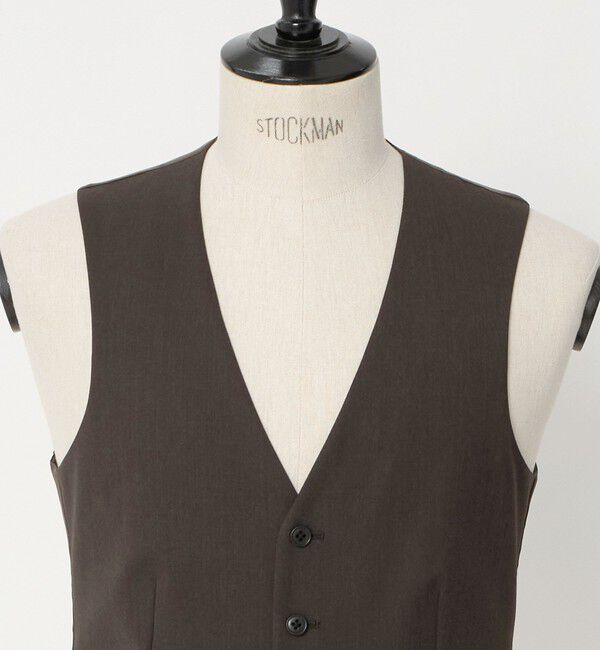 UNITED ARROWS green label relaxing「A+ TWPU サージ スリム 5B セットアップベスト」|スーツ|