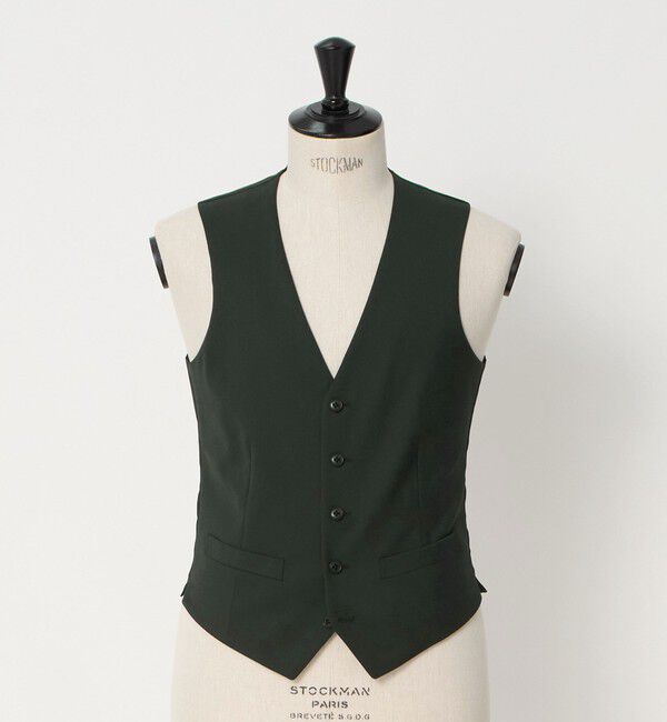 UNITED ARROWS green label relaxing「A+ TWPU サージ スリム 5B セットアップベスト」|スーツ|