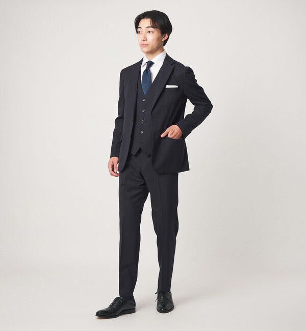 UNITED ARROWS green label relaxing「A+ TWPU サージ スリム 5B セットアップベスト」|スーツ|