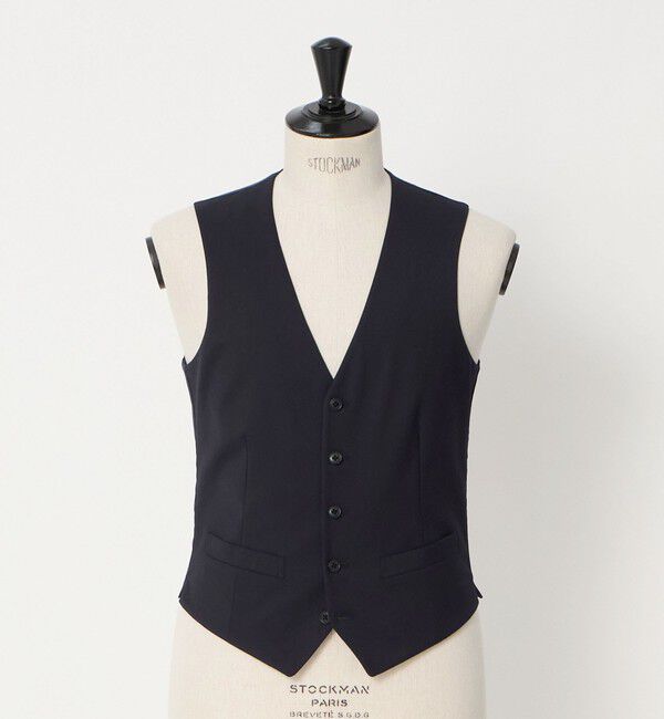 UNITED ARROWS green label relaxing「A+ TWPU サージ スリム 5B セットアップベスト」|スーツ|