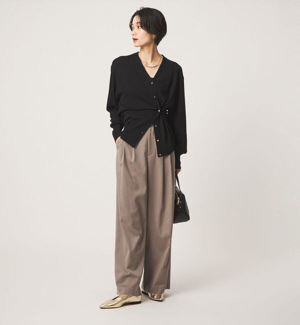 UNITED ARROWS green label relaxing「エブリニット 2WAY Vネック カーディガン」|カーディガン|