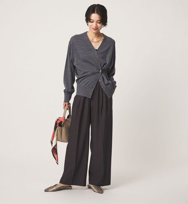 UNITED ARROWS green label relaxing「エブリニット 2WAY Vネック カーディガン」|カーディガン|