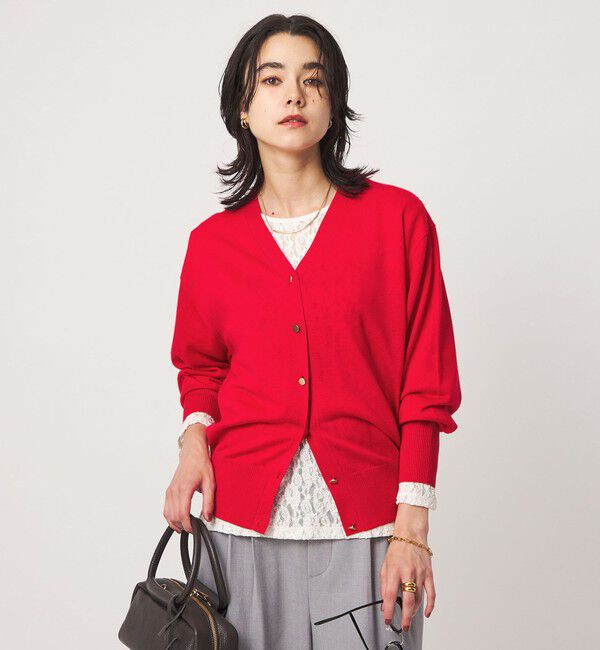UNITED ARROWS green label relaxing「エブリニット 2WAY Vネック カーディガン」|カーディガン|