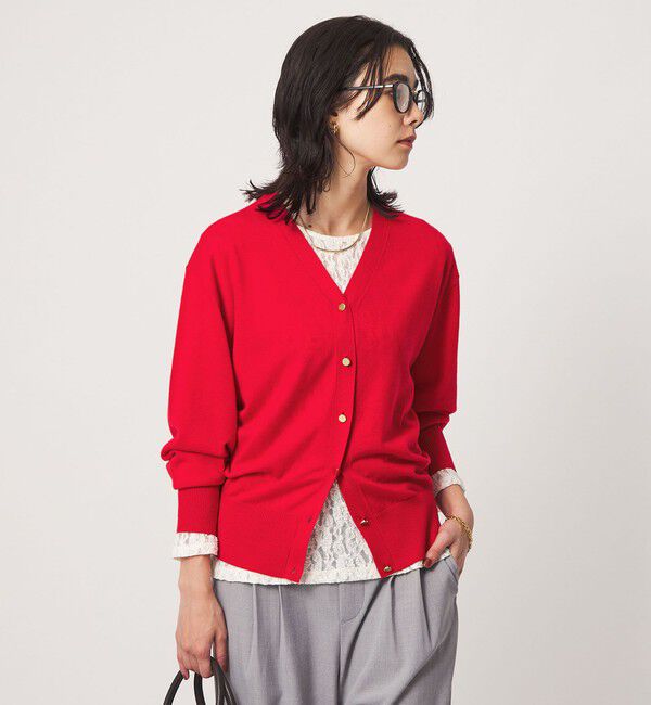 UNITED ARROWS green label relaxing「エブリニット 2WAY Vネック カーディガン」|カーディガン|