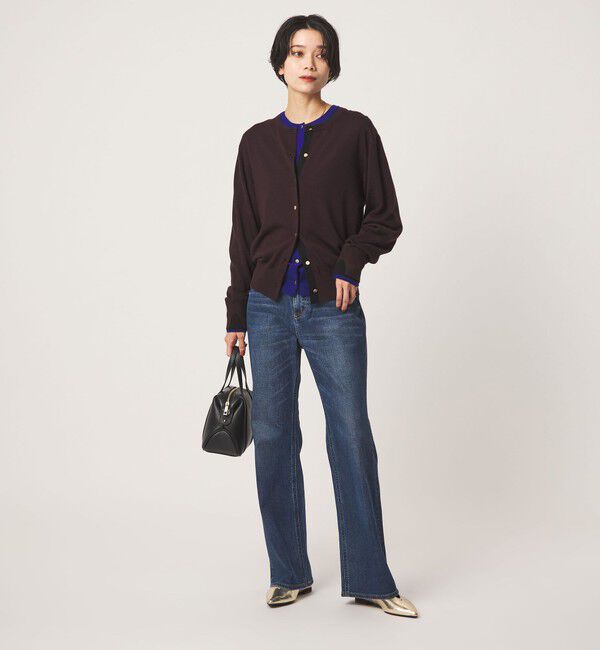 UNITED ARROWS green label relaxing「エブリニット 2WAY クルーネック カーディガン」|カーディガン|