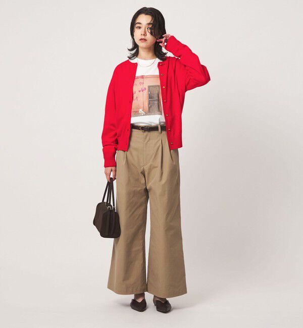 UNITED ARROWS green label relaxing「エブリニット 2WAY クルーネック カーディガン」|カーディガン|