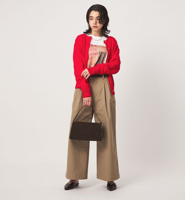 UNITED ARROWS green label relaxing「エブリニット 2WAY クルーネック カーディガン」|カーディガン|