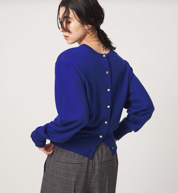 UNITED ARROWS green label relaxing「エブリニット 2WAY クルーネック カーディガン」|カーディガン|