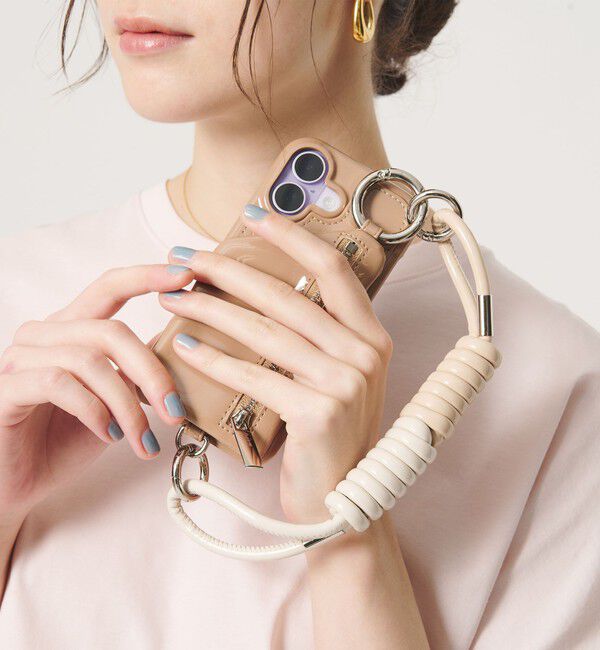 BEAUTY&YOUTH UNITED ARROWS「＜ajew＞パテント コイル ストラップ」|モバイルケース|