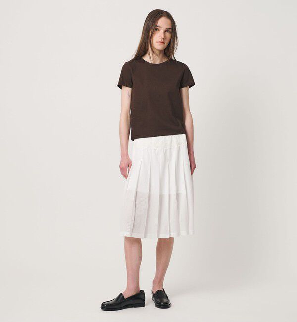 ATTISESSION「＜ATTISESSION＞メッシュ レース プリーツ スカート」|スカート|
