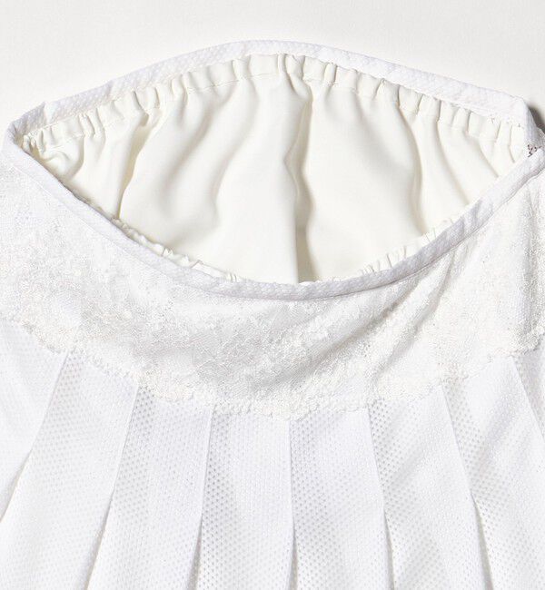 ATTISESSION「＜ATTISESSION＞メッシュ レース プリーツ スカート」|スカート|