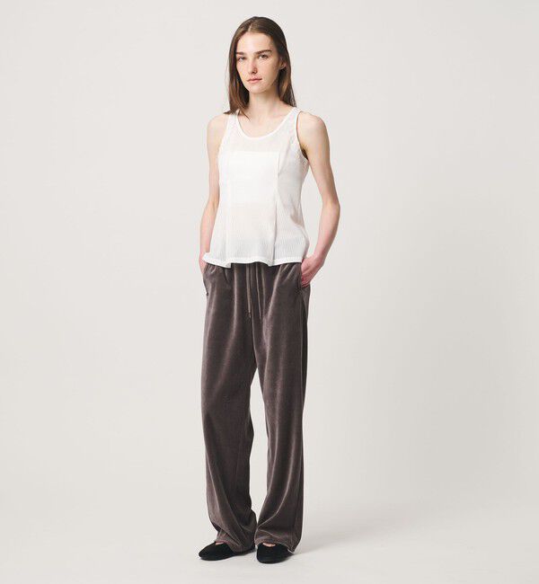 ATTISESSION「＜ATTISESSION＞メッシュ レース ノースリーブ トップス」|シャツ・ブラウス|