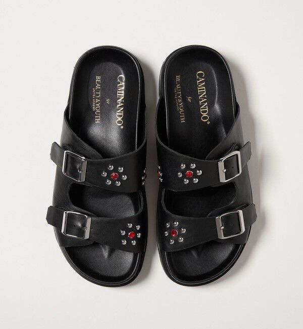 BEAUTY&YOUTH UNITED ARROWS「【別注】＜CAMINANDO＞スタッズ ベルト サンダル」|サンダル|