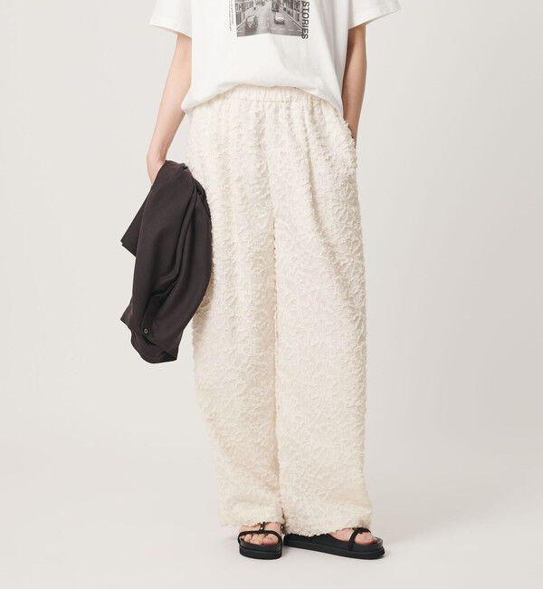 BEAUTY&YOUTH UNITED ARROWS「【WEB限定】シアージャガード イージーパンツ ウォッシャブル」|その他|OFF WHITE