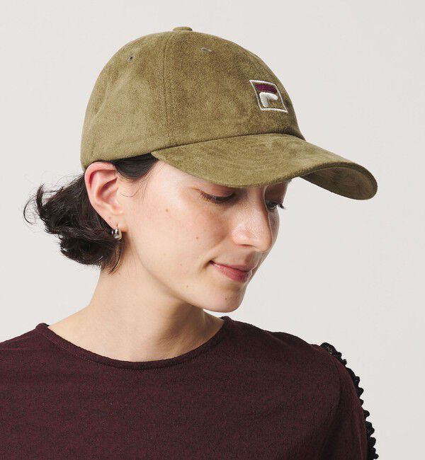 BEAUTY&YOUTH UNITED ARROWS「【別注】＜FILA＞スエードライク ロゴ キャップ」|キャップ・キャスケット|