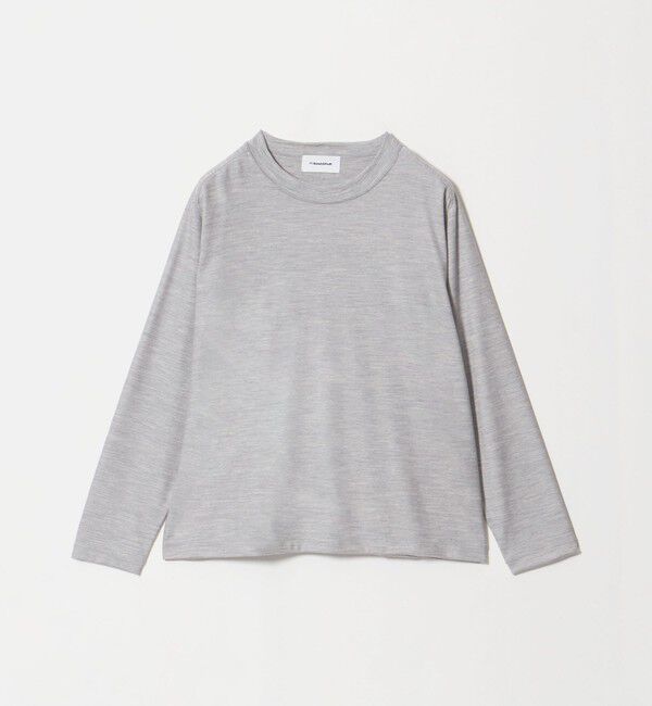 BEAUTY&YOUTH UNITED ARROWS「毛 ロングスリーブ プルオーバー」|Tシャツ・カットソー|LT.GRAY