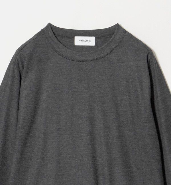 BEAUTY&YOUTH UNITED ARROWS「毛 ロングスリーブ プルオーバー」|Tシャツ・カットソー|