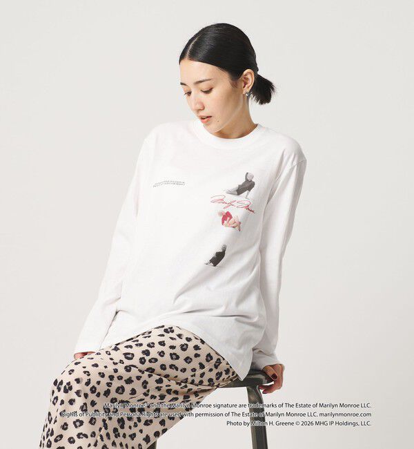 BEAUTY&YOUTH UNITED ARROWS「【別注】＜GOOD ROCK SPEED＞Marilyn Monroe/ロングスリーブ Tシャツ」|Tシャツ・カットソー|