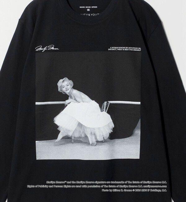 BEAUTY&YOUTH UNITED ARROWS「【別注】＜GOOD ROCK SPEED＞Marilyn Monroe/ロングスリーブ Tシャツ」|Tシャツ・カットソー|