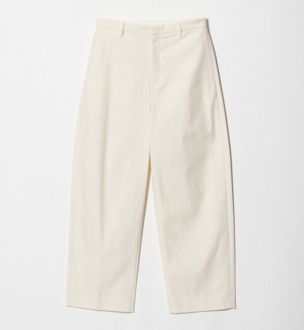 BEAUTY&YOUTH UNITED ARROWS「ハイツイスト コットン カーブ パンツ NO.8」|チノ|OFF WHITE