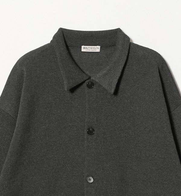 BEAUTY&YOUTH UNITED ARROWS「ハーフ ミラノ ニット シャツ ウォッシャブル」|カーディガン|