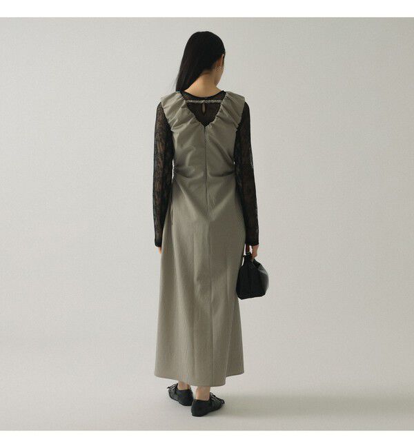 Ray BEAMS 「カットアウト ノースリーブ ワンピース」|ワンピース|