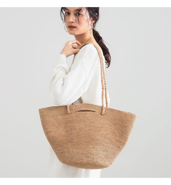 Demi-Luxe BEAMS 「MIORA / ラフィア トートバッグ」|トートバッグ|