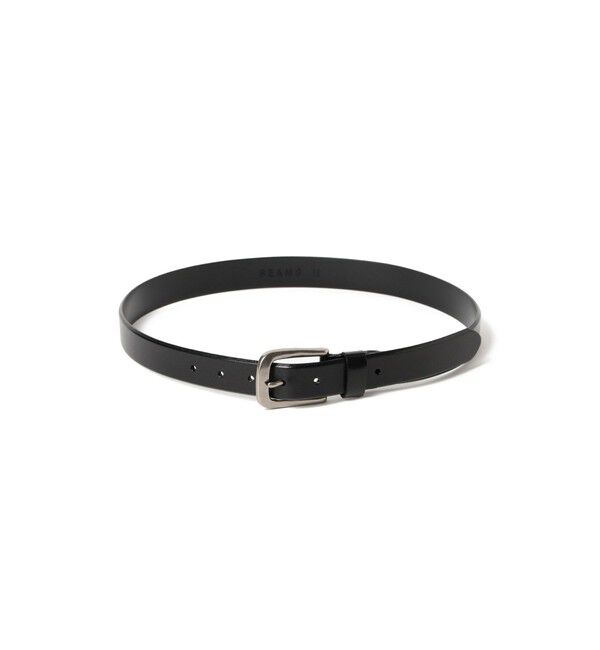 BEAMS「ヌメレザー ベルト」|ベルト|BLACK